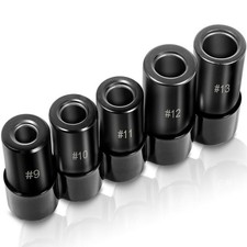 71670 Large Tap Socket Set, 5 PC. Tap Socket Adapter with M.C.T.I. Standard T...
