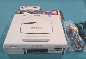 Sega Saturn Region Free & FRAM New battery Matching serial #s with box! NICE 