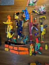 Huge Nerf Gun Lot Blasters Clips Darts Accessories N-Strike Bundle Tested