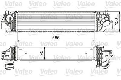 Ladeluftkühler VALEO 818640 für BMW X1 F48 2er Active Tourer F45 F46 X2 F39 F44