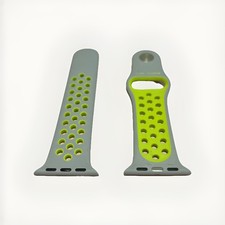 Original Apple watch Nike Sport Band 38mm 40mm S9 41MM S10 42MM Flat Silver/Volt