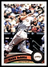 Mark DeRosa 2010 Topps Update #US-195 Giants MLB READ FREE SHIPPING AutographDen