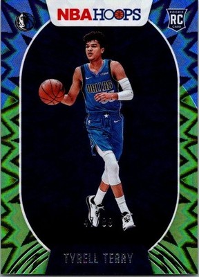 2020-21 NBA Hoops Tyrell Terry Green Explosion Rookie Serial #47/99 #218