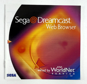 SEGA Dreamcast Web Browser (Sega Dreamcast, 1999) Disc, Case, Manual - Tested