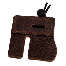 Split Finger Archery Shooting Tab | Real Leather | Made in USA (Right Hand Ch...