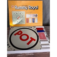 Whitman Rummy Royal Deluxe Edition Card Game Board Chips Ages 7 to Adult