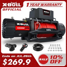 X-bull Electric Winch 12v 10000lbs Synthetic Rope Off-road Towing Truck 4wd Jeep X-bull Electric Winch 12v 10000lbs Synthetic Rope Off-road Towing Truck 4wd Jeep