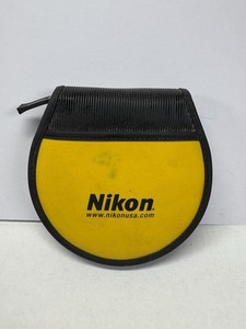 Vintage NIKON CD/DVD CASE Black / Yellow 90’s 12 Cd Slot 90'S FREE SHIPPING!!