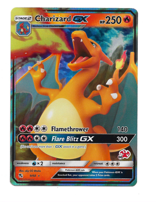 Charizard GX ポケモンカード HP250 Charizard GX Hidden Fates 9/68 Holo Ultra Rare Full Art - Pokemon
