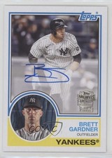 2024 Topps Archives 1983 Fan Favorite Auto Brett Gardner #83FF-BG Auto 4r7
