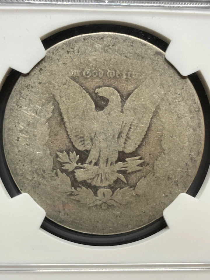 1889-O Morgan Dollar Poor 1 PO 01 Green CAC Scarce Low Population Collectible  - Image 4 of 4