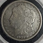 1921-D Morgan Silver Dollar  Circulated 90% Silver Business Strike