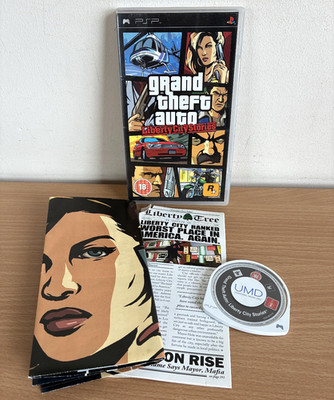 GTA Liberty City Stories Sony PSP Spiel komplett mit Karte & Handbuch