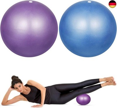 HQdeal 2 Stück 23cm Pilates Ball Klein Rutschfester & Superleichter Soft 