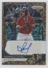 2020 Prizm Rookie Quick Pitch Bronze Donut Circle 19/25 Domingo Leyba Auto uk2