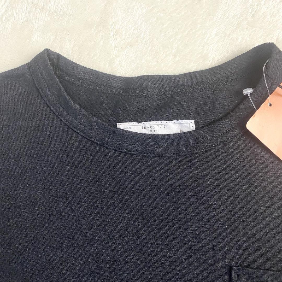 SACAI X NIKE T shirt Sacai difficile da trovare manica corta nera disegno corda laterale M