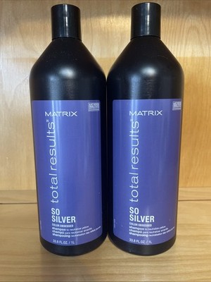 Matrix So Silver Total Results Color Obsessed Shampoo For Platinum Blonde Hair