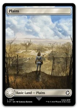 Plains (0317) #317 (NM) Fallout PIP Magic MTG