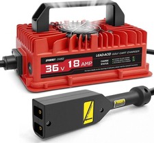 36 Volt 18 Amp Golf Cart Battery Charger EZGO TXT with D Style Plug