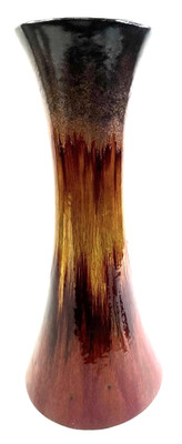 New Kohl's Autumn Fall Colors Gradient Pillar Candle Holder 12.5'' x 5.5''