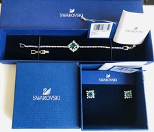 Swarovski Wunderschönes Set Armband und Ohrringe Neu mit  Etikett und OVP 