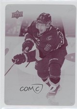 2016-17 Upper Deck MVP Printing Plate Magenta 1/1 Noah Hanifin #22 0c3