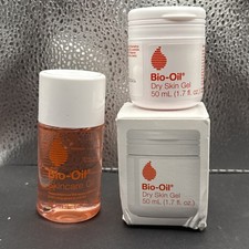 Bio-Oil Skincare Oil Dry Skin Gel 1.7 Oz Body Oil Serum 2 Oz Open Box