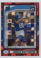 2024 Panini Donruss Optic Preview Red Pandora Prizm Jordan Whittington #352 0b7v