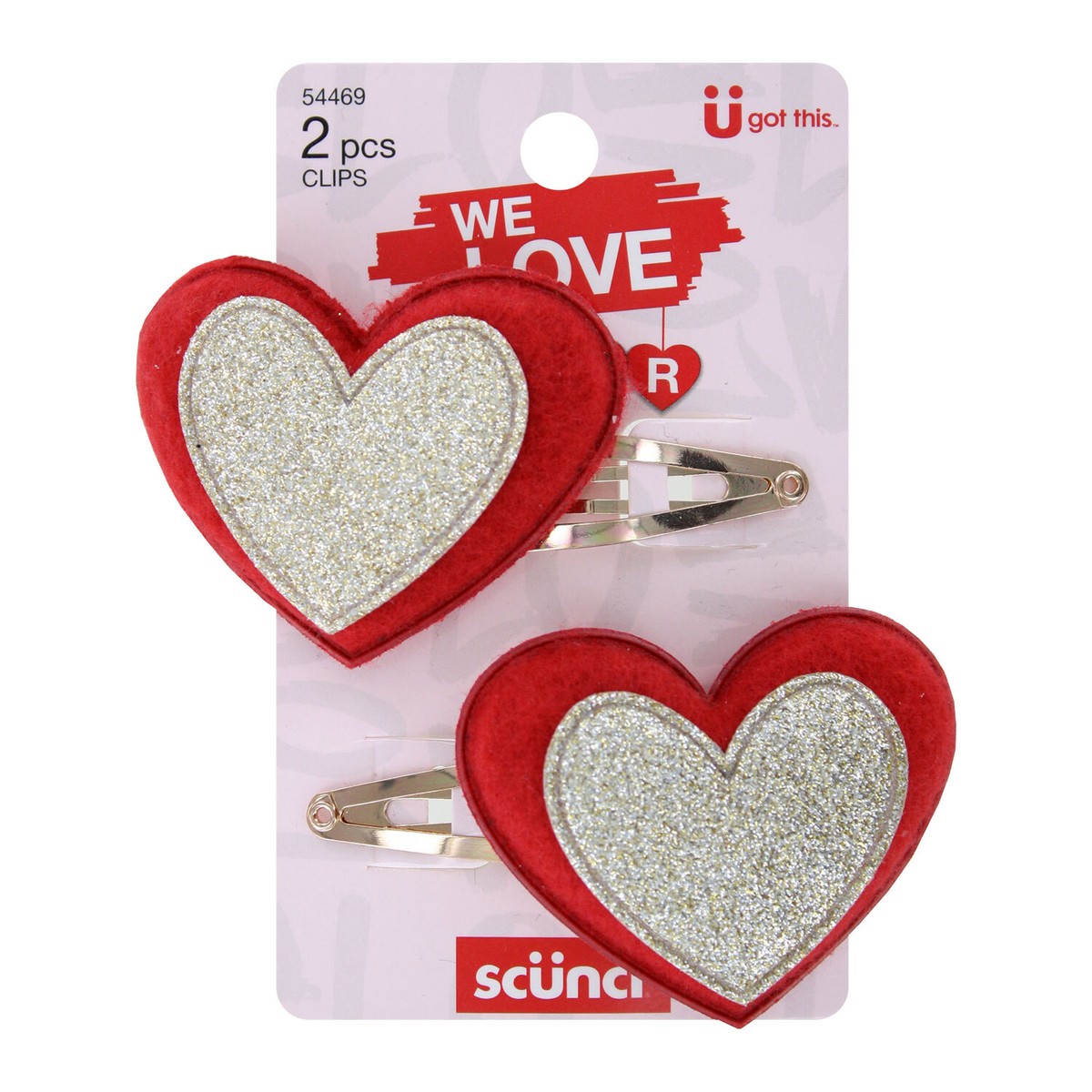 Sparkly heart hair clip Sparkling Heart Hair Clip – Twinkle Twinkle Little One main image 4