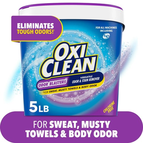3 packs OxiClean Odor Blasters Versatile Odor & Laundry Stain Remover Powder 5lb - Picture 2 of 12