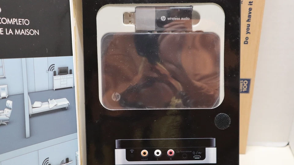 HP Wireless Audio Transmitter Receiver Kit Stream Music to Speakers Open Box - Image 3 of 4