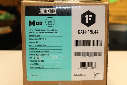 Lennox First Choice 19L44 Direct Drive Motor 1/6-1/2 HP 208/230V - NEW ~