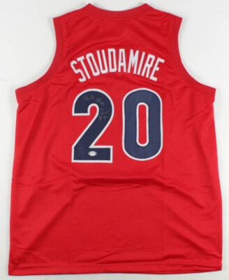 Damon Stoudamire Signed Arizona Jersey Inscribed 