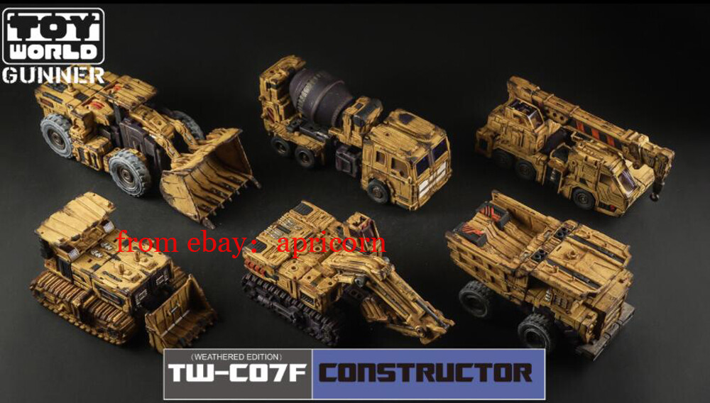 TOYWORLD TW-C07F GUNNER Constructor Action Figure Limited Do Old