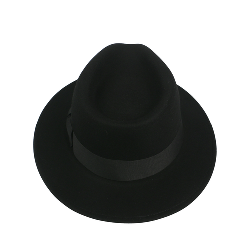 Classic Fedora Hat for Men & Women - Wide Brim, Sweatband With Black Bow Ribbon - Picture 30 of 39