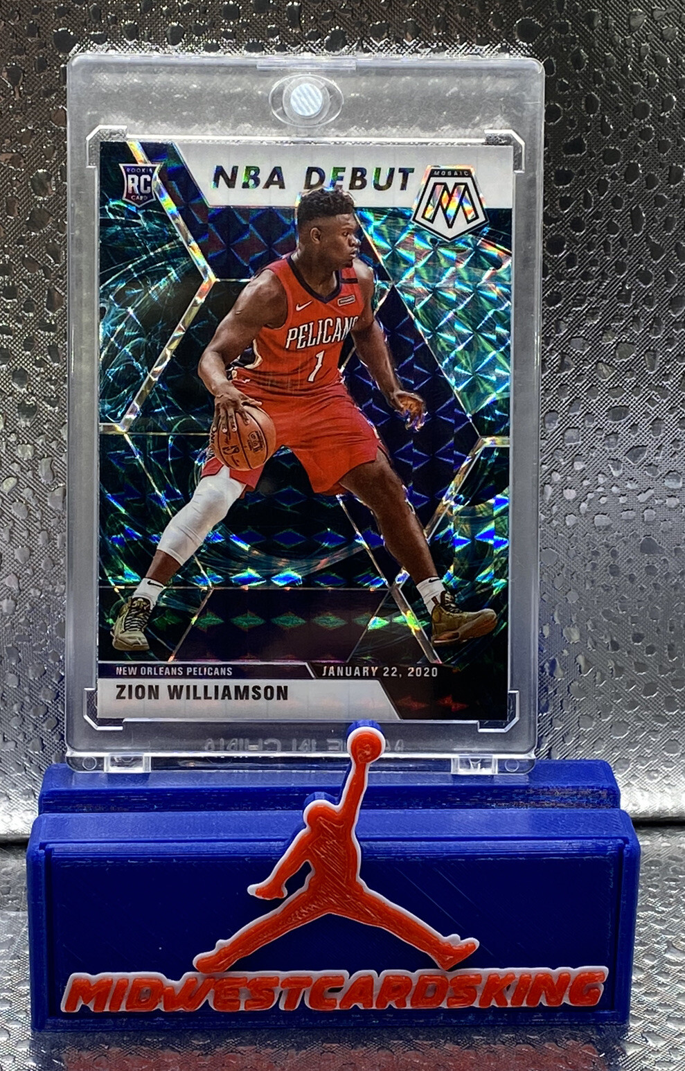 ZION WILLIAMSON  2019-20 Panini Mosaic  #269  GENESIS PRIZM RC MINT