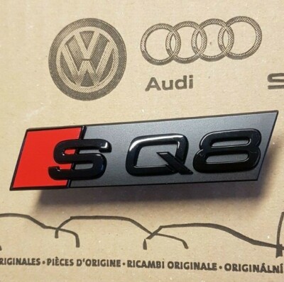 original Audi SQ8 Schriftzug vorne Q8 Kühlergrill Emblem Plakette Logo Clip