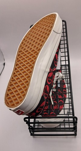 Zapatillas Vans Rojo/Negro MoonEyes DX Anaheim Fábrica Retro NUEVAS Reino Unido Talla 4.5 - Imagen 7 de 10