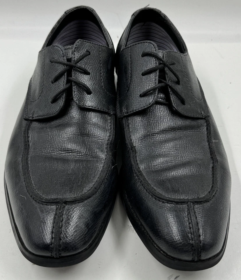 Robert Wayne WaltShoes Men's Size 10 Black Leather Oxford Dress Shoes - Image 4 of 4