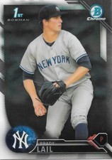 BRADY LAIL 2016 Bowman Chrome Prospects - NEW YORK YANKEES - #BCP-24