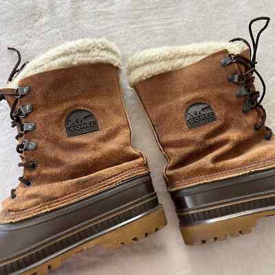 Sorel KAUFMAN Steel Shank Boots sz 11 Lined WaterProof Snow Rain  USA Vintage Sorel Premium Kaufman Vintage Mens Size 10 Brown Classic  main image 4