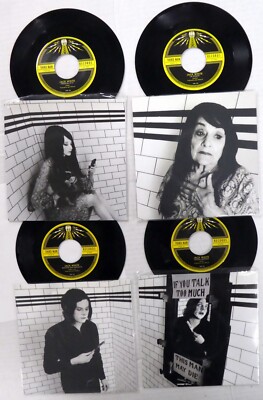JACK WHITE Lot of 4x45rpm 7'' Singles Like NEW 2021 White Stripes  #2459