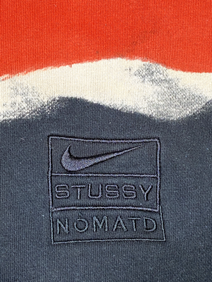Nike x Stussy x Noma td Fleece Hand Dip Dyed Crewneck Sweatshirt 