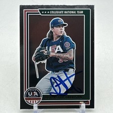 2022 Panini Stars & Stripes #11 Devereaux Harrison Toronto Blue Jays SIGNED