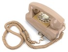 Vintage Gte Aeso Tan Rotary Dial Starlite Wall Mount Telephone Phone - Working