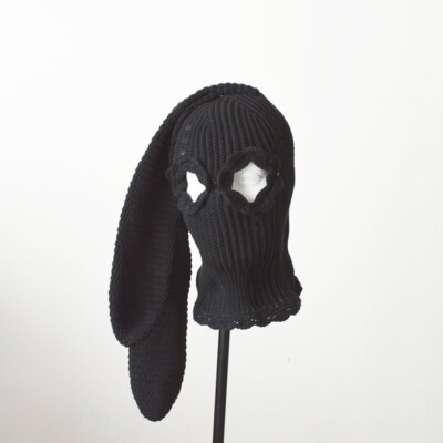 SEICARINO Rabbit Ears Balaclava バラクラバ HISYI Rabbit Balaclava Halloween Balaclava Long Ears Hat Funny Hat
