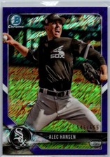 2018 Bowman Chrome Prospects Purple Shimmer Refractor /655 Alec Hansen #BCP177