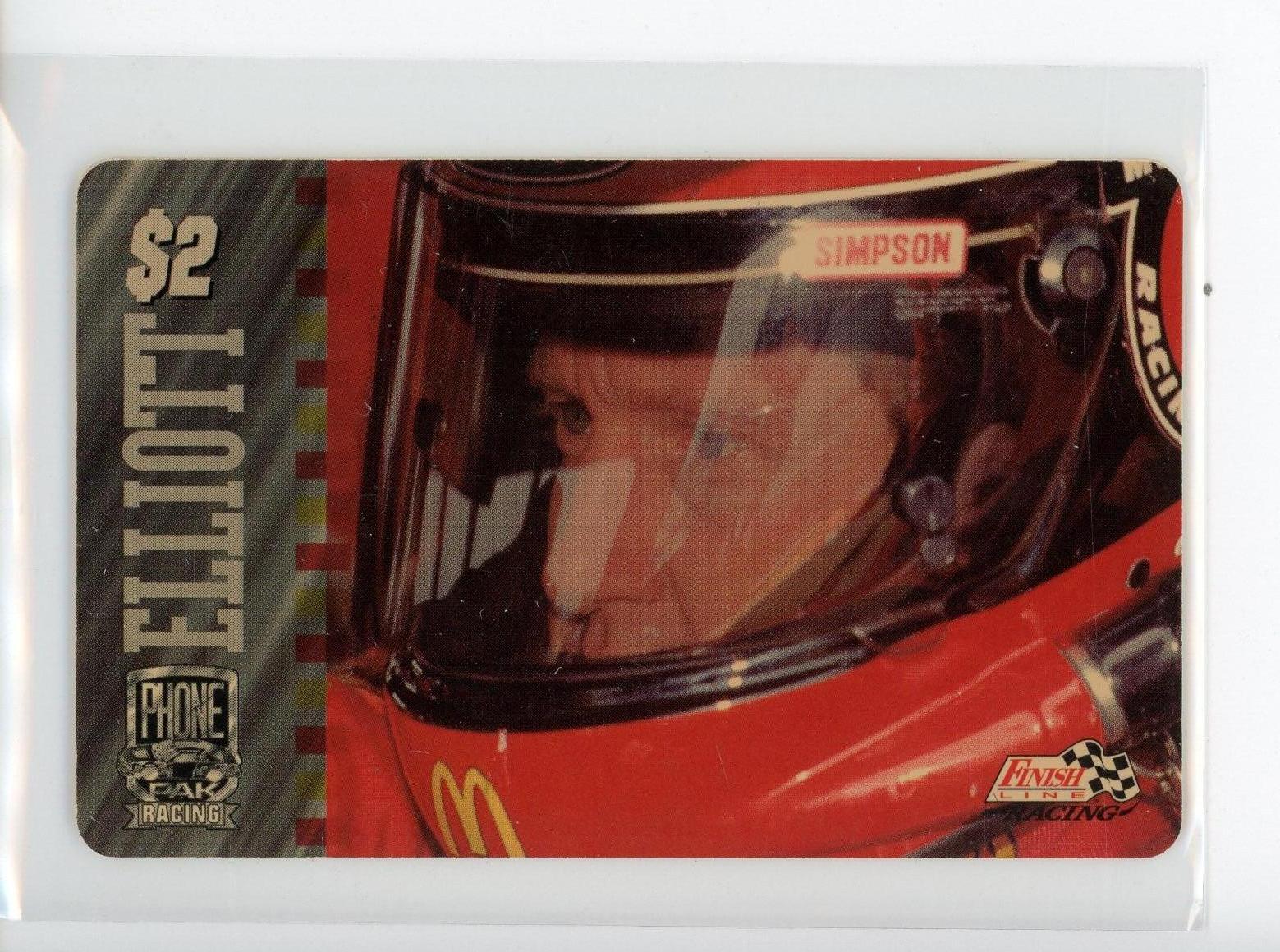 1996 Finish Line Phone Pak #NNO Bill Elliott /9500