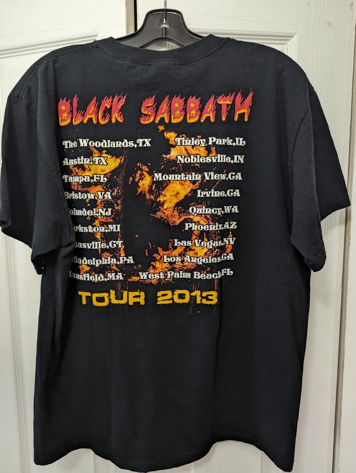 Black Sabbath 2013 Tour T-shirt. Size L - image 4