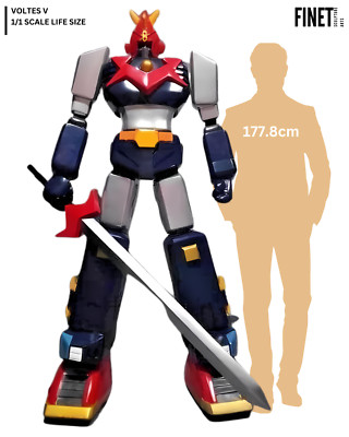 VOLTES V Custom Statue Life Size 6FEET JAPAN ANIME ROBOT Voltes5